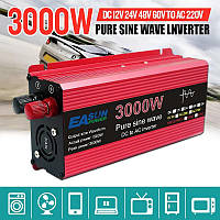 Преобразователь, инвертор,для котла EASUN 3000W, чистая синусоида 12V/220V(пк,холодильник и тд)