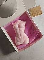 Мило ручної роботи торс бюст жіночий жіноче тіло у подарунковій коробці
