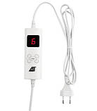 Електрична ковдра Malatec сіре 180x130см Польща 8817 електроодіяло, фото 8