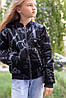 Модна дитяча куртка для дівчинки розмір 128-152, фото 5