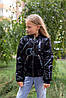 Модна дитяча куртка для дівчинки розмір 128-152, фото 4