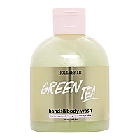 Увлажняющий гель для мытья рук и тело Hollyskin Green Tea 300 мл