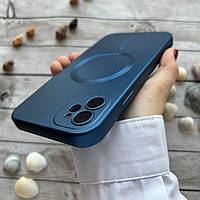 Чехол MagSafe на iPhone 11 Dark blue / Силиконовый для Айфон 11 Темно - синий