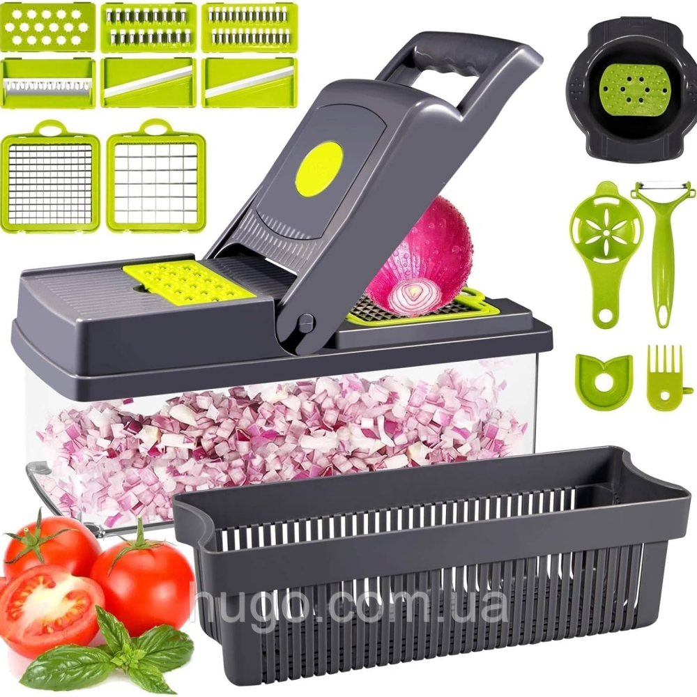 Слайсер для нарезки овощей и фруктов 15в1, Vegetable Salad Cutter ...