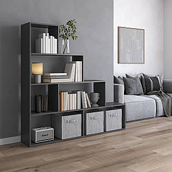 Стелаж для книг і декору драбинка, полиця драбинка для книг, стелаж на 6 комірок етажерка M-57