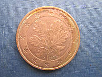 Монета 5 евроцентов Германия 2002 J
