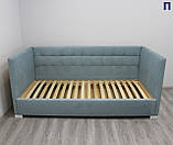 Ліжко Шик Галичина Дора 80х200 см блакитне, фото 5