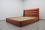 Ліжко Шик Галичина Остін 90х190 см червоно-оранжеве, фото 3