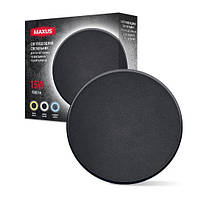 Светильник светодиодный накладной MAXUS MWL 15W 3CCT IP65 BL Circle ( 1-MWL-15W-BLC)