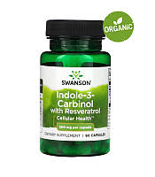 Swanson, Индол-3-карбинол с ресвератролом, 200 мг, 60 капсул