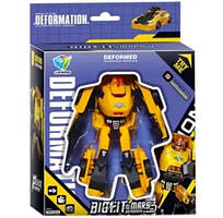 Дитяча іграшка Трансформер Бамблбі 10 см Спортивна машина Bumblbee