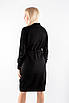 Плаття в'язане з поясом чорне 83008 (2000000116198), фото 4