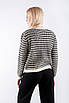 Кардиган з імітацією кишеньок біло-чорний  64025 (2000000115856), фото 2