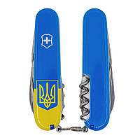 Складной нож Victorinox SPARTAN UKRAINE Герб на флаге верт. 1.3603.7.T3030p MK official
