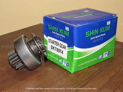 Привод стартера (бендикс) Lanos 1.5 "Shin Kum" (Aveo) 10475974