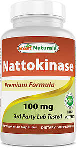 Наттокиназа Best Naturals Nattokinase 2,000 FUs 90 капс.