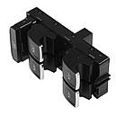 Блок кнопок склопідйомників Volkswagen VW , Skoda, Seat VAG 5G0959857A 5G0959855 хром, фото 5