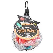 Желейні цукерки Halloween Strawberry Flavour Gummy Body Parts 112g