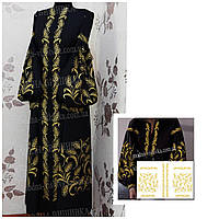 Заготовка для вишивки Сукня жіноча СЖ вк-139-1 Колоски з бічними вставками Модна Вишивка