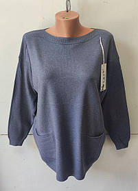 Елегантний жіночий светр батального розміру 52-54