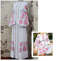 Заготовка для вишивки Сукня жіноча СЖ вк-95 з бічними вставками Модна Вишивка