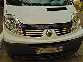 Renault Trafic 2007-2015 Накладки на решітку радіатора з неіржавкої сталі OmsaLine AUC Накладки на решітку Рено