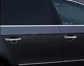 VW Polo 2009  ⁇  Окантовка скла неірж AUC Хром молдинг Фольксваген Поло