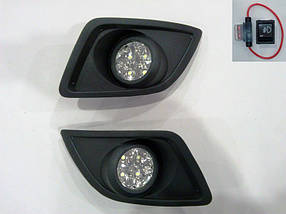 Протитуманки LED (діодні) Ford Fiesta 2006-2008 AUC Протитуманці Форд Фієста