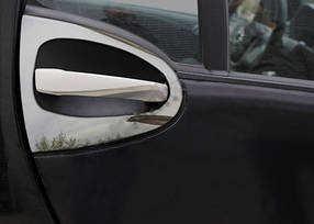 Запчастини хромовані на ручки Mercedes Smart 2007" (Omsa, 2 шт.) AUC Накладки на ручки Смарт