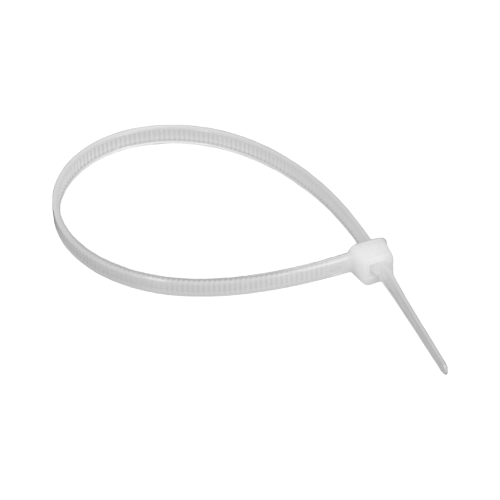 Хомут пластиковий 2,5*150 (3*150)мм універсальний білий 100шт/уп APRO, фото 1