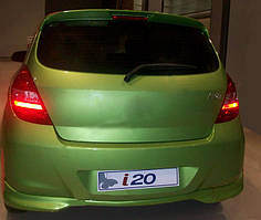 Задня спідня спідниця hyundai i20 TMR Тюнінг заднього бампера Хюндай Ай 20