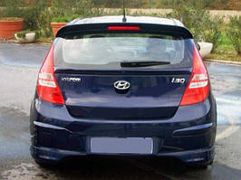 Hyundai i30 задня спідниця TMR Тюнінг заднього бампера Хюнда Ай 30