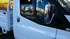 Накладки на дзеркала Ford Transit (пласт., 2 шт., Carmos) AUC Накладки на дзеркала Форд Транзит