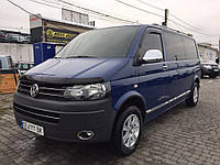 Volkswagen T5 2010-2015 Накладки на зеркала (хромированный пластик) TMR Накладки на зеркала Фольксваген Т5