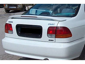 Honda Civic 1995-2001 Спойлер (Meliset, під фарбування) AUC Спойлера Хонда Цивік