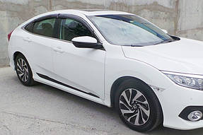 Молдинги Honda Civic Sedan X 2016-2021 рр.