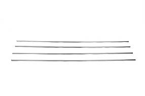 Окантовка скла (неірж.) Kia Picanto 2012  ⁇  AUC Хром молдинг КІА Піканто