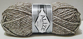 Нитки пряжа для вязания полушерсть SUPERLANA MAXI Суперлана Макси от ALIZE Ализе № 803 - молочно-бежевий жаспе