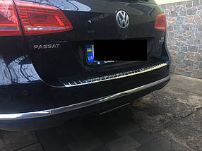 Volkswagen Passat B7 SW Накладка на задній бампер глянець OmsaLine AUC Накладки на задній бампер Фольксваген