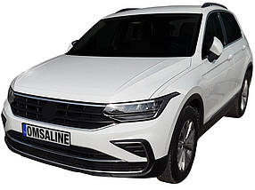 Volkswagen Tiguan 2020+ Накладки на протитуманки (4 шт., нерж) AUC Накладки на двері Фольксваген Тігуан