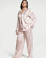 Піжама сатинова у рожеву смужку Victoria s Secret (Вікторія Сікрет), оригінал