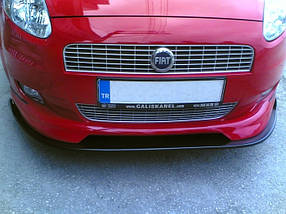 Fiat Grande Punto Передній бампер накладка під фарбування AUC Тюнінг переднього бампера Фіат Пунто Граде Єво