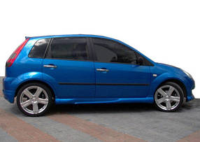 Ford Fiesta 2002-2005 бічні пороги під фарбування AUC Тюнінг пороги Форд Фієста