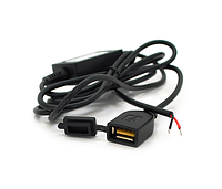 Конвертер USB2.0(F),DC 5V, Black, OEM