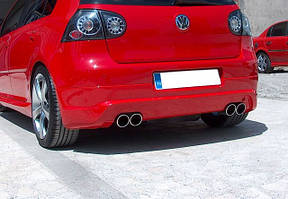 Vokswagen Golf 5 Накладка на задній бампер (під фарбування) TMR Тюнінг заднього бампера Фольксваген Гольф 5
