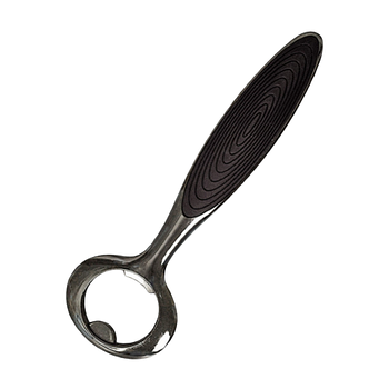 Відкривачка для пляшок 14,5см з TPR вставкою на ручці цинковий сплав 5085 KAMILLE