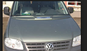 Volkswagen Caddy 2004-2010 Накладка на капот (під фарбування) AUC Накладки на капот Фольксваген Кадді
