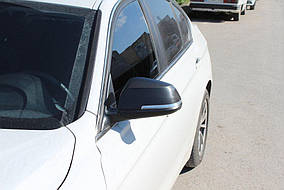 BMW 1 series 2011 Накладки на дзеркала 2 шт. натуральний карбон AUC Карбонові накладки БМВ 1 Ф20/21