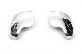 Peugeot Bipper Накладки на дзеркала неіржавка верхівка AUC Накладки на дзеркала Пежо Біпер