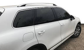 Volkswagen Touareg 2010-2018 Рейлінги Skyport (сірий мат) AUC Рейлінгі Фольксваген Туарег